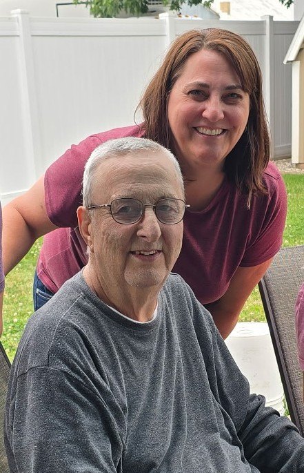 Anne Chek with her dad, whose MASH and Type 2 diabetes diagnosis inspired Wellness Chek